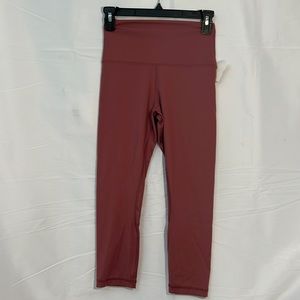 #2100 athletic legging, wine, color size XS NWOT